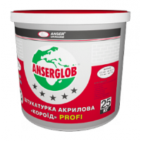 Купить ANSERGLOB PROFI акриловая штукатурка «короед» 25кг