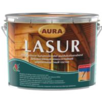 Купить AURA LASUR деревозащитное средство 9л (махагон)