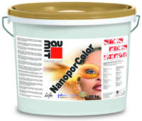 Купить Baumit NanoporColor фасадная нанокраска 21 кг
