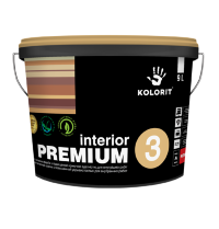 Купить KOLORIT Interior PREMIUM 3 «Колорит Премиум» латексная краска 2,7л