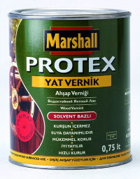 Купить Marshall PROTEX YAT VERNIK лак яхтный Маршал (полуглянц) 2,1л