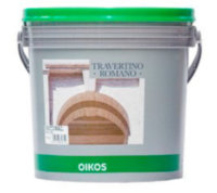 Купить Oikos Travertino Romano декоративная штукатурка под травертин 20кг