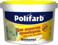 Купить POLIFARB БIОФАРБА акриловая краска для влажных помещений 10л