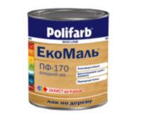 Купить Polifarb ПФ-170 «ЭКОМАЛЬ» алкидный лак для дерева и металла 2,3кг