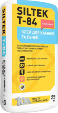 Купить Siltek T-84 клей для каминов 25кг