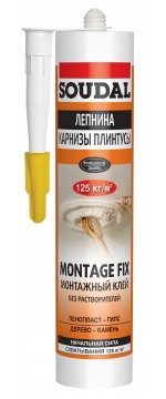 Купить Soudal Montage Fix монтажный клей 310мл