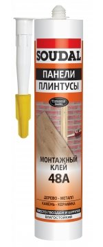 Купить Soudal монтажный клей 48A  300мл