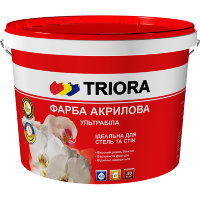 Купить TRIORA Интерьерная акриловая ультрабелая краска 10л