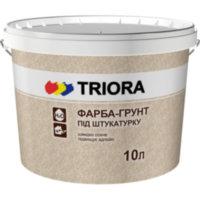 Купить TRIORA Краска-грунт под штукатурку 10л