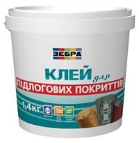 Купить ЗЕБРА Клей для напольных покрытий 1,4 кг
